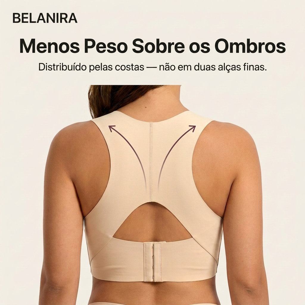 Sutiã de Sustentação Sem Aro com Costas Cruzadas — miniatura 7